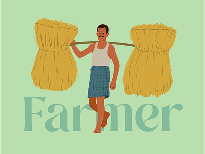 Indian Farmer Illustration 🌳👳🏾‍♂️ art branding farm farmer farming flat illustration flat vector graphic design human illustration illustration illustration pack illustration set indian ipad illustration layout design logo motion graphics packaging ui vector