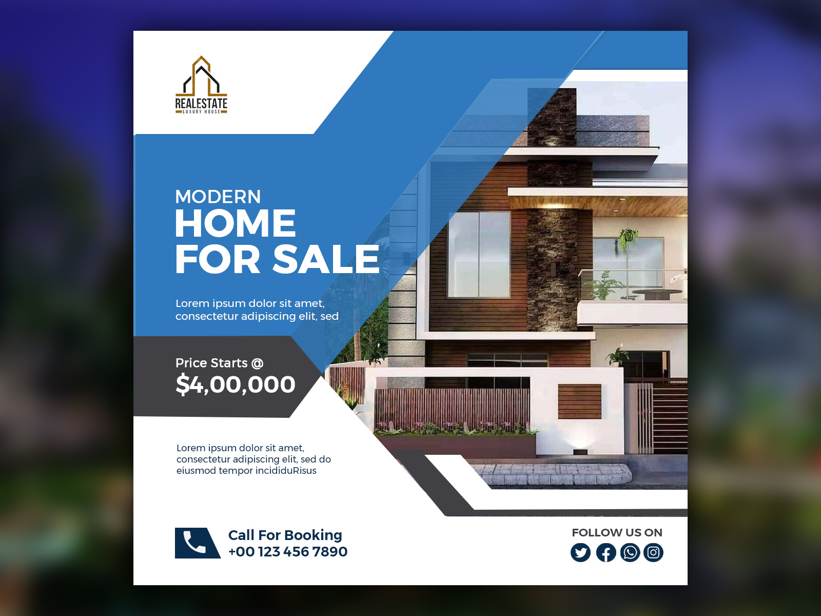 Real Estate Banner Design by Madhav on Dribbble