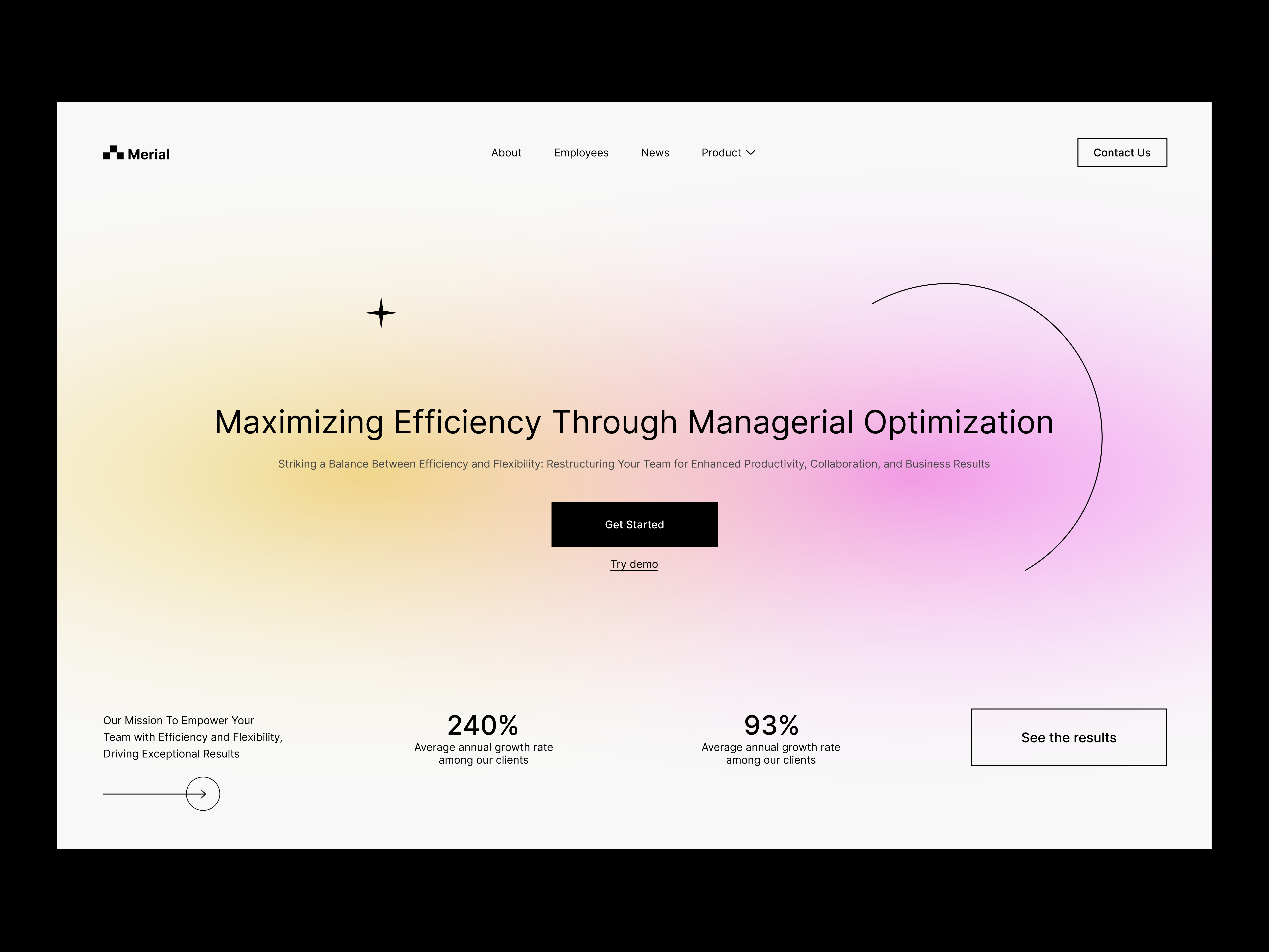 Example of Website Design + Development