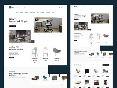 Furniture Website Home page redesign branding creative furniture website design furniture landing page furniture website furniture website design furniture website home page furniture website ui ui web design