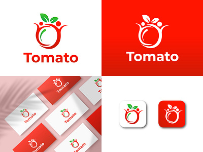 Tomato logo, modern, minimalist, creative logo applogo branddesigner branding creative logo design graphic design illustration logo logodesign minimalist logo modern logo tomato tomato logo