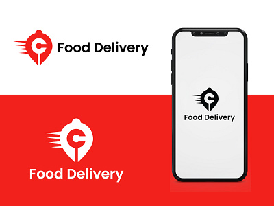 Food Delivery logo concept app design brand identity branding delivery design fast food food app logo food branding graphic design illustration logo logo design logotype minimalist modern logo quick startup logo ui vector