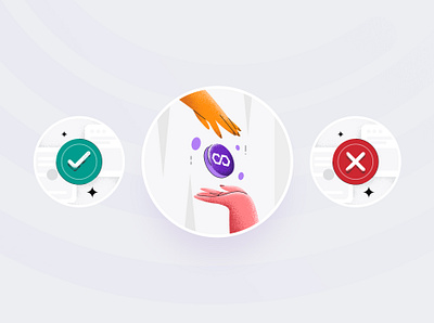 Product Illustrations branding coins crypto dribbble error hands illustration illustrator matic motion graphics polygon product design success tokens ui usemuzli vector wallet web3