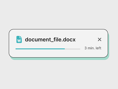DailyUI #086 - Progress Bar dailyui popup progress bar upload