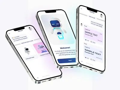 Chat Bot Apps ai ai assistant app app designer bot chat chat gpt chatbot designer gpt mobile motivation ui uidesigner ux uxdesigner