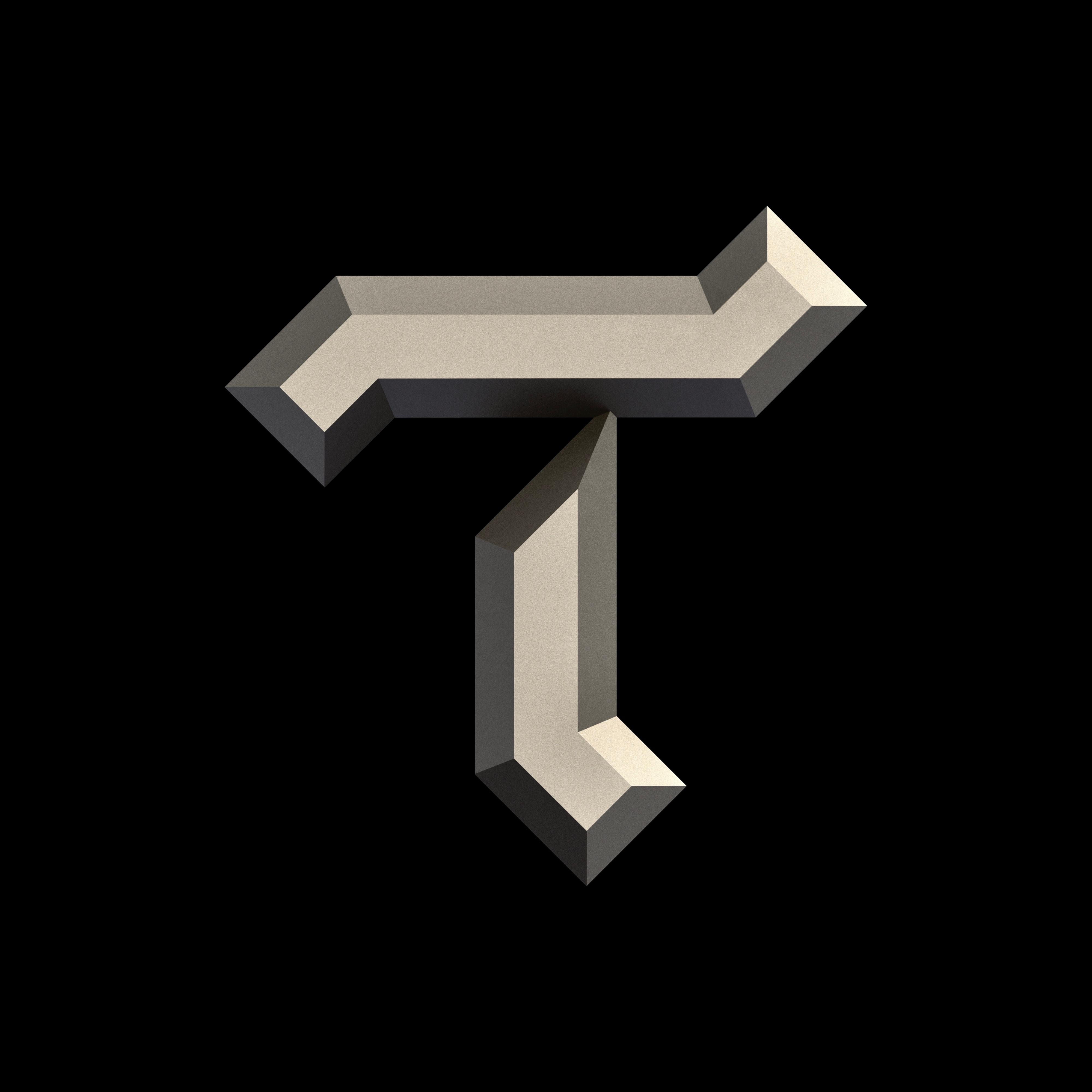 T 36 days of type 3d bevel blackletter brand brand identity branding customtype design extrude graphic design illustration illustrator lettering logo logodesign t typography vector