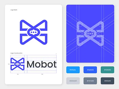 Logo, Logo Design, Brand Identity, Robot, Ai ai app icon logo brand identity branding business clean crypto logo design flat letter m logo logo design logo logo minimalist modern logo nft robot simple trendy vector