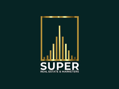 Super Real Estate branding burj khalifa burjalarab dubai logo pakistan property realestate uae