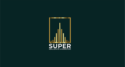 Super Real Estate branding burj khalifa burjalarab dubai logo pakistan property realestate uae