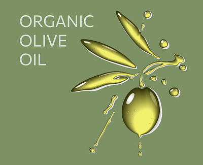 OOO - Organic Olive Oil branding design illustration logo