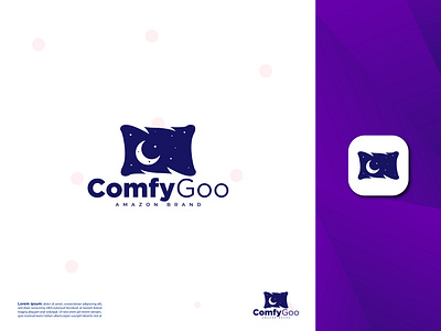 ComfyGoo Logo 3d animation app branding design graphic design illustration logo ui vector