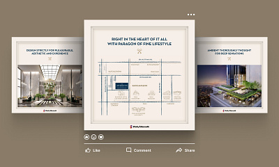 Map & Content on Social Media branding content graphic design illustration map social media