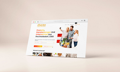 This is a online local business e-commerce shop website business design ui ux website website design
