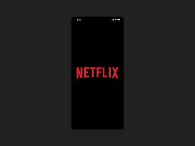 Netflix Redesign animation app branding clean design flat illustration logo mobile mobile design netflix ui ux
