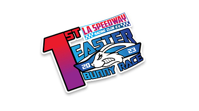 Easter Bunny Race 2023 Sticker branding design graphic design illustration illustrator logo minimal vector
