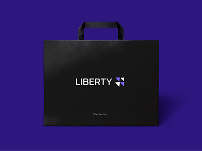 LIBERTY Logo Design bird bird logo blue logo brand branding cloth clothes logo logo sport