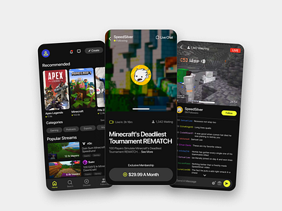 Strivio - Streaming Platform UI app app design bank branding design graphic design illustration interface design landing page logo minimalist nft platform stream streaming ui ui design website design
