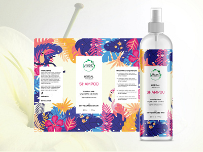 Herbal Essences ( Bottle Package ) body body splash bottle design design print package packaging print splash