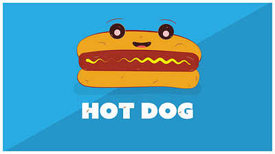 HOT DOG Illustration graphic design illustration