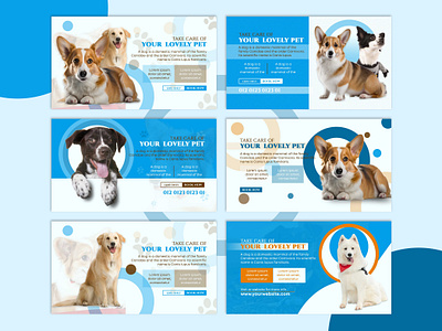 Pet Animals web banner design, Shopify banner adoptdontshop banner branding dog banner dog web banner doglovers furbabies furfamily landing page pet animals banner pets shopify banner social media banner web banner website header wordpress website