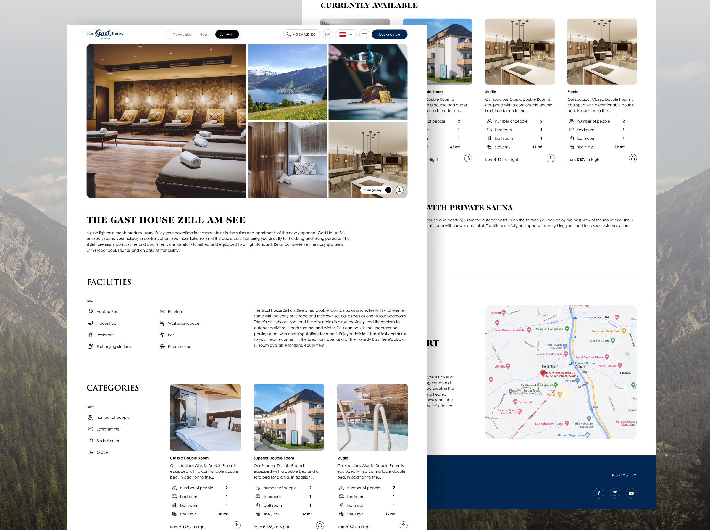 WIP Alpine Luxury Resorts Webdesign