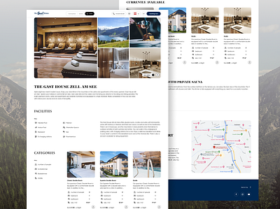 WIP Alpine Luxury Resorts Webdesign ui web website