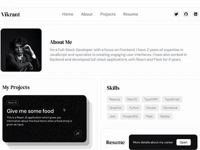 Portfolio Site developer portfolio portfolio website website design