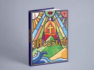 Boris Starling - Messias book cover digital painting drawing illust illustration mockup painting
