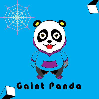 Giant Panda branding graphic design illustration logo vector