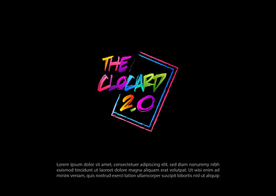 The Clocard Logo brand identity branding design flat logo graphic design illustration logo logo design vector