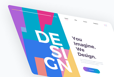 Design Studio - Landing Page landing page ui web design website