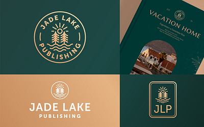Jade Lake Publishing Logo app logo best logo branding creative logo design graphic design illustration logo logo design minimal logo monogram unique logo