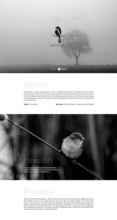 Snowfinch Branding adobe illustrator adobe photoshop app bird logo brand design brand identity branding design figma graphic design logo logo design minimal logo packaging typography ui ux visual design visual identity