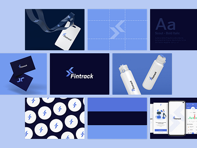 Fintrack | Logo Design 3d abstract animation app brand design brand identity branding design graphic design illustration logo logo design logodesign motion graphics ui vector wordmark