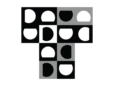 OK_36DAYS_10_T 36daysoftype benday design geometric letter t logo minimal monogram t