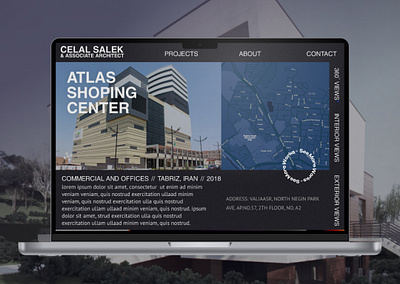 Celal Salek & Associate Architects Website architect architecture portfolio architecture website tabriz