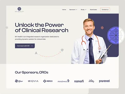 Medical Landing page app branding design doctor health healthcare illustration landing landing page medical minimal modern new style stylish ui ux vector web