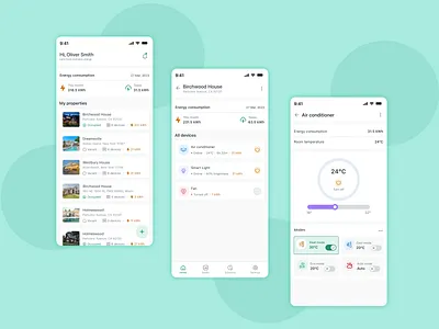 Smart Home App Design app design beginner branding creativity design dribbble flat illustration illustration mobile app mobile app design product design ui