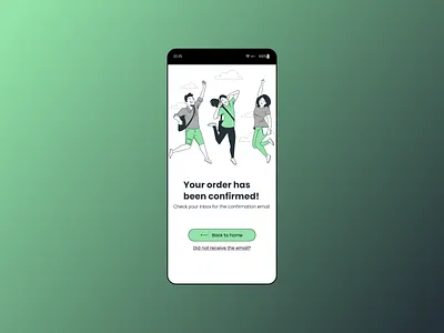 Daily UI, Day 54: Confirmation dailyui design graphic design illustration typography ui ux