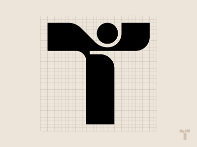36 Days of type: T alien curvy futurism geometric grid icon logo modernism symbol type typography wavy