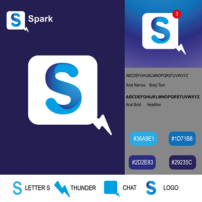 Spark Logo app branding design graphic design illustration logo vector