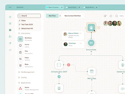 Workflow dashboard concept agile collaboration concept dashboard process team ui web workflow