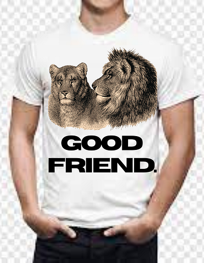 T-Shirt Design-Good Friend. best seller t shirt brand t shirt classical t shirt hot seller t shirt mens t shirt new t shirt nice t shirt smart t shirt stylish t shirt t shirt t shirt design t shirts top t shirt womens t shirt