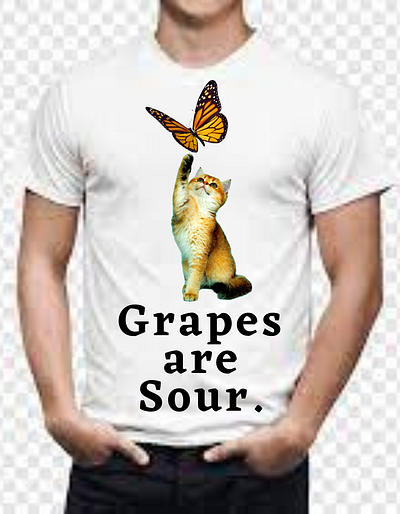 T-Shirt Design-Grapes are Sour. best seller t shirt branding branding t shirt classic t shirt design graphic design hot seller t shirt mens t shirt new t shirt nice t shirt smart t shirt stylish t shirt t shirt t shirt design t shirts top t shirt womens t shirt