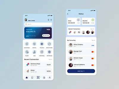 Mobile Banking App app ui banking mobile app mobile banking app ui ui ux