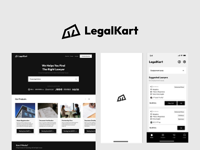 LegalKart: A Conceptual Redesign app design branding case study illustration ui ux