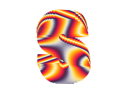 36 Days of Type - S 36 days of type 36daysoftype animation cavalry design font generative gradient graphic design kinetic kinetic type letter motion motion design s type type design typography