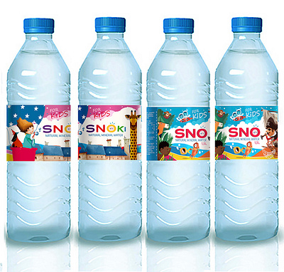 Snoki branding design georgia mineral water packaging