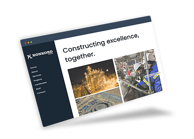 Konkord Group Company Website branding company concept design landingpage ui ux webdesign webpage website