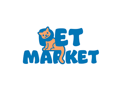 Pet Market Logo branding design graphic design illustration logo